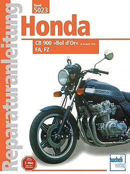 Kartonierter Einband Honda CB 900 »Bol d'Or« FA / FZ (ab 1978) von 