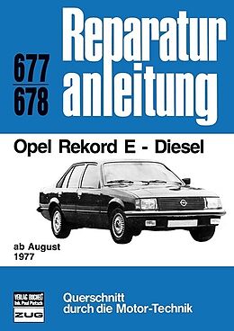 Kartonierter Einband Opel Rekord E - Diesel von 