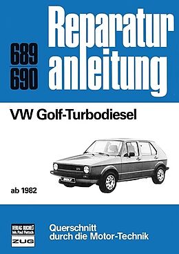 Kartonierter Einband VW Golf-Turbodiesel von 