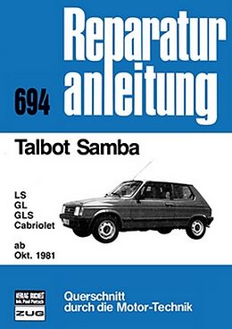 Kartonierter Einband Talbot Samba ab Oktober 1981 von 