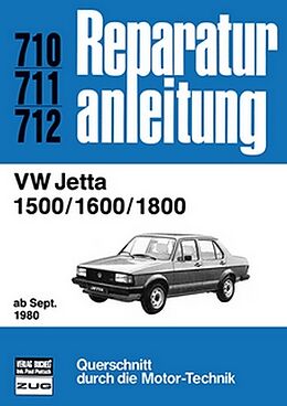 Kartonierter Einband VW Jetta 1500 / 1600 / 1800 ab September 1980 von 