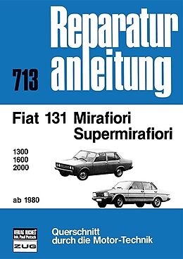 Kartonierter Einband Fiat Mirafiori / Supermirafiori ab 1980 von 