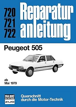 Kartonierter Einband Peugeot 505 ab Mai 1979 von 