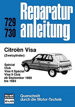 Kartonierter Einband Citroen Visa (Zweizylinder) ab September 1980 -1983 von 