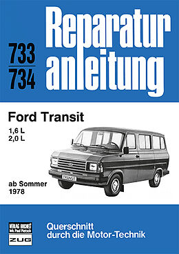 Kartonierter Einband Ford Transit 1,6/2,0 l ab Sommer 1978 von 