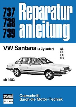 Kartonierter Einband VW Santana (4 Zylinder) ab 1982 von 