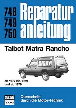 Kartonierter Einband Talbot Matra Rancho ab 1977 von 