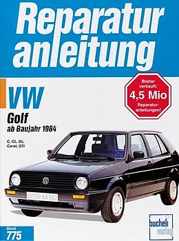 Kartonierter Einband VW Golf C / CL / GL / Carat / GTi / GTi 16V von 