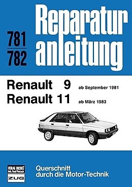 Kartonierter Einband Renault R9 / R11 (ab Sept.1981 / ab März 1983) von 