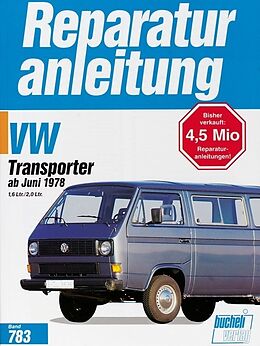 Kartonierter Einband VW Transporter / Bus ab 7/1978 von 