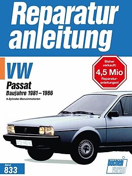 Kartonierter Einband VW Passat Baujahre 1981-1986 von 