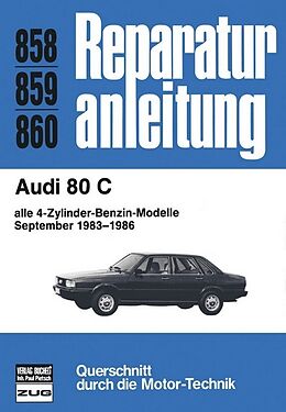 Kartonierter Einband Audi 80 C 1983-1986 von 