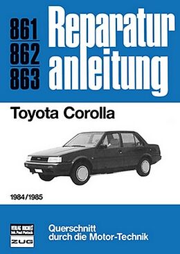 Leder-Einband Toyota Corolla 1984/1985 von 
