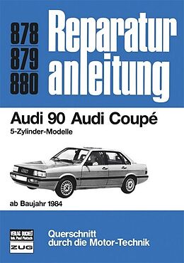 Kartonierter Einband Audi 90 / Audi Coupe (ab 84) von 