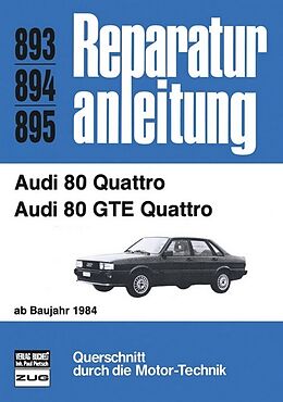 Kartonierter Einband Audi 80 Quattro (ab 1984) von 