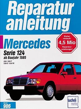 Kartonierter Einband Mercedes 200 / 200 T / 230 E / 230 TE, Serie 124 ab 1985 von 