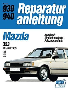 Kartonierter Einband Mazda 323 ab Juni 1985 von 