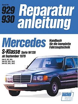 Kartonierter Einband Mercedes S-Klasse Serie W ab 9/79 von 
