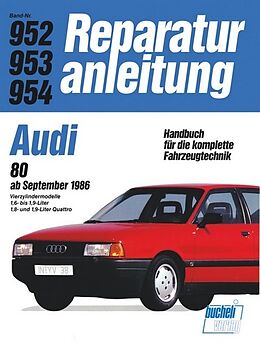 Kartonierter Einband Audi 80 ab 09/86 von 