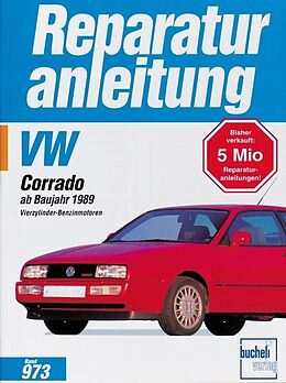 Kartonierter Einband VW Corrado G 60 ab 1989 von 