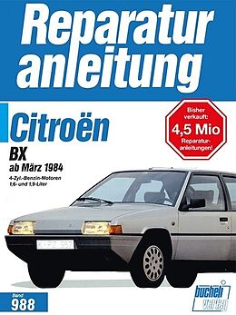 Kartonierter Einband Citroën BX ab März 1984 von 