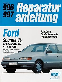 Kartonierter Einband Ford Scorpio V6 ab September 1987 / 4x4 ab 1986 von 