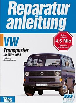 Kartonierter Einband VW Transporter / Bus ab 3/1985 von 