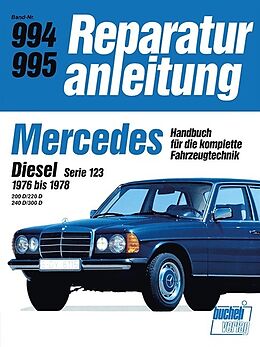 Kartonierter Einband Mercedes Diesel Serie 123 von 