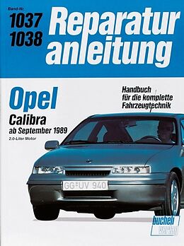 Kartonierter Einband Opel Calibra von 