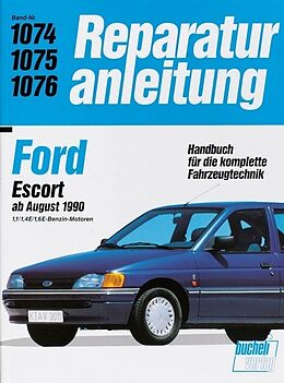 Kartonierter Einband Ford Escort ab August 1990 von 