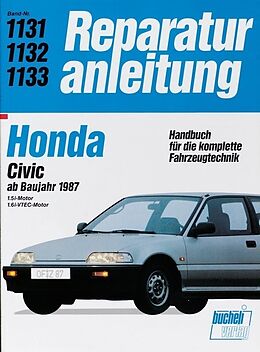Kartonierter Einband Honda Civic ab Baujahr 1987 von 
