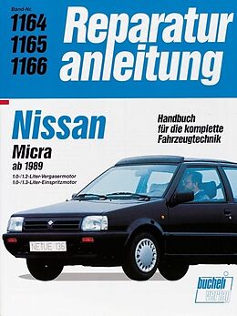 Kartonierter Einband Nissan Micra ab 1989 von 
