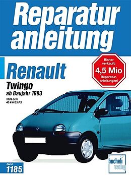 Kartonierter Einband Renault Twingo ab Baujahr 1993 von 