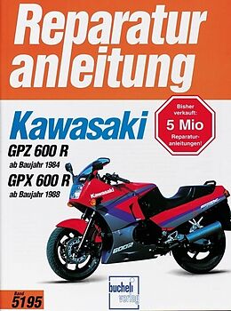 Kartonierter Einband Kawasaki GPZ 600 R (ab Baujahr 1984) GPX 600R (ab Baujahr 1988) von 