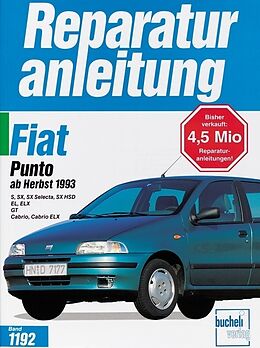 Kartonierter Einband Fiat Punto ab Herbst 1993 von 