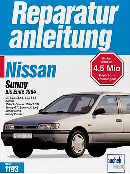 Kartonierter Einband Nissan Sunny bis Ende 1994 von 