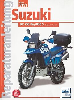 Kartonierter Einband Suzuki DR 750/800 Big, 800S (ab Herbst 1987) von 