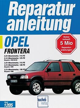 Kartonierter Einband Opel Frontera (ab Dez. 1992) von 