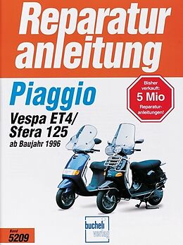 Kartonierter Einband Piaggio Sfera 125/Vespa ET 4 ab Baujahr 1996 von 