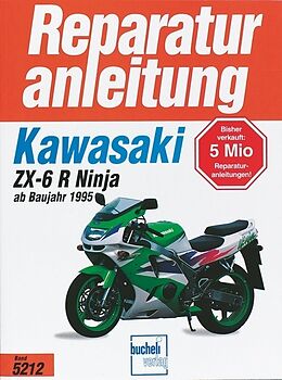 Kartonierter Einband Kawasaki ZX-6 R Ninja ab Baujahr 1995 von 