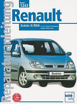 Kartonierter Einband Renault Scénic II / RX4 von 