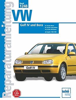 Kartonierter Einband VW Golf IV / Bora 1998-1999 von 