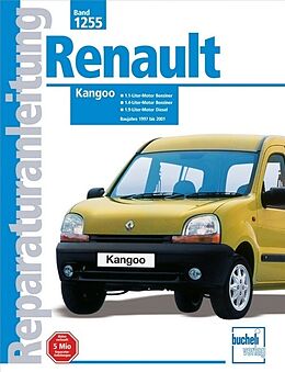 Kartonierter Einband Renault Kangoo Baujahre 1997 bis 2001 von 