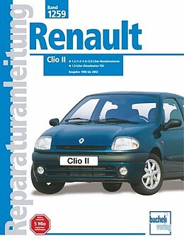 Kartonierter Einband Renault Clio II von 