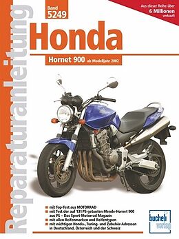 Kartonierter Einband Honda Hornet 900 von Iben, Schermer, Baur u a