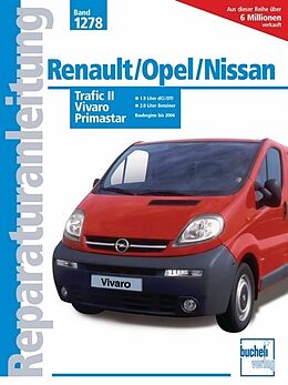 Kartonierter Einband Renault Trafic II / Opel Vivaro / Nissan Primastar von 