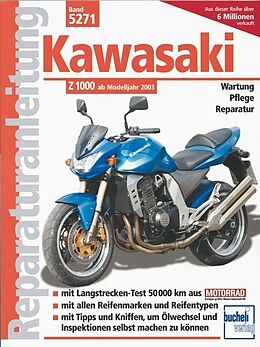 Kartonierter Einband Kawasaki Z 1000 von Franz Josef Schermer, Roland Senff, Helmut u a Strauss