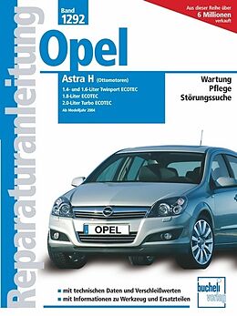 Kartonierter Einband Opel Astra H von Friedrich Schröder, Sven Schröder