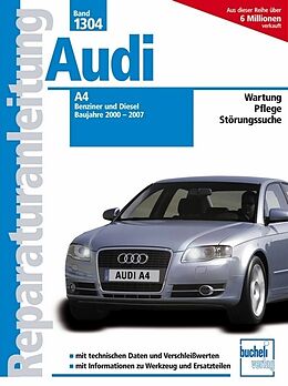 Kartonierter Einband Audi A4 - Baujahre 2000-2007 Benziner/Diesel von Christoph Pandikow, Silke Pandikow