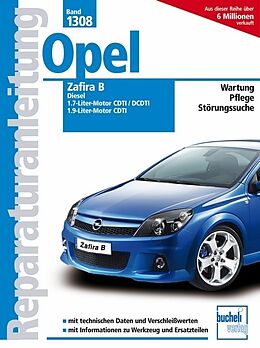 Kartonierter Einband Opel Zafira B, Diesel von Schröder